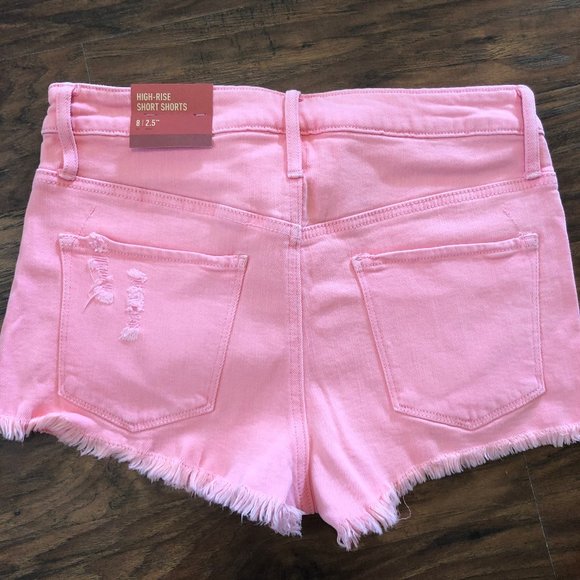 Mossimo Supply Co. Pants - NEW Mossimo PINK high rise Shorts distressed